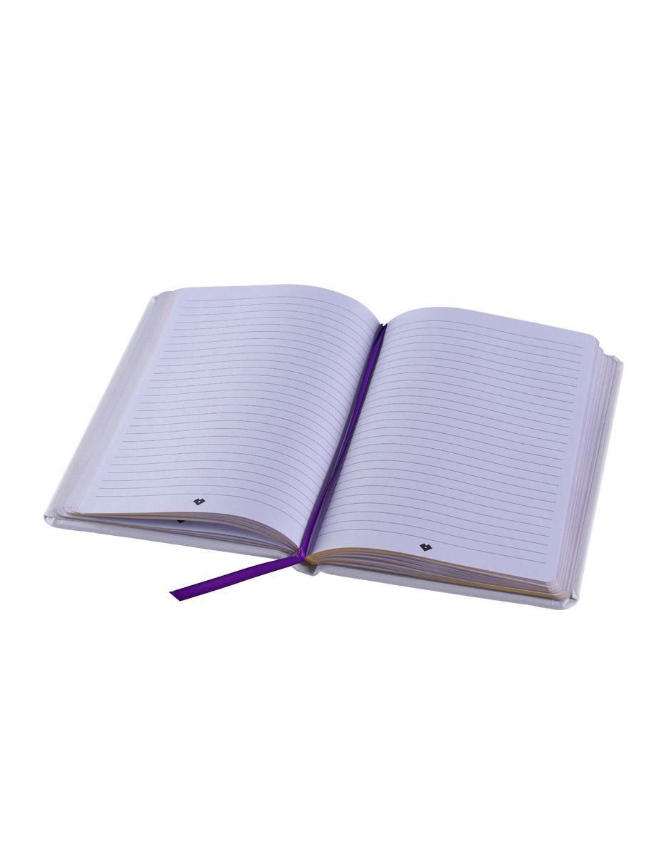 Libreta rayada y blanca