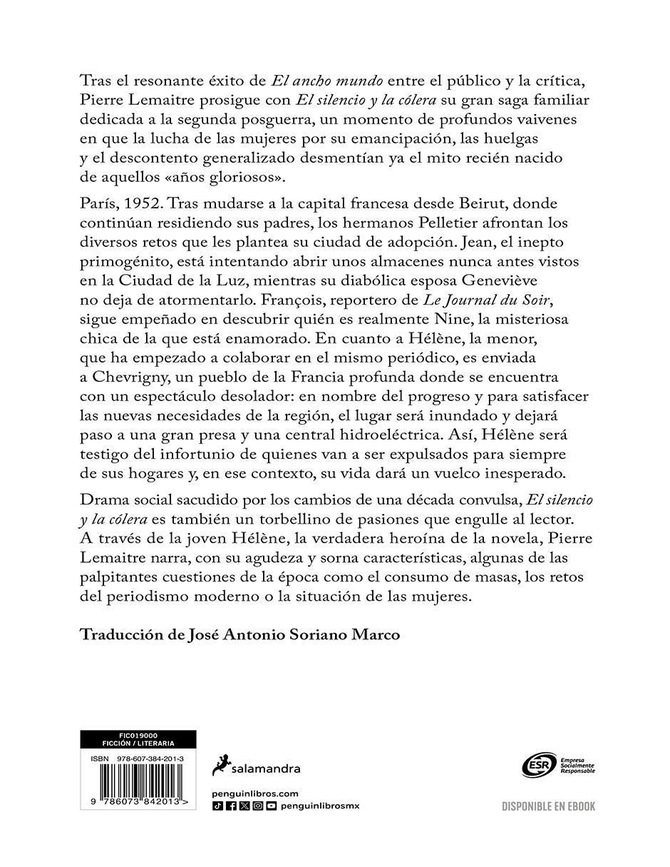 Libro El silencio y la cólera de Pierre Lemaitre 3