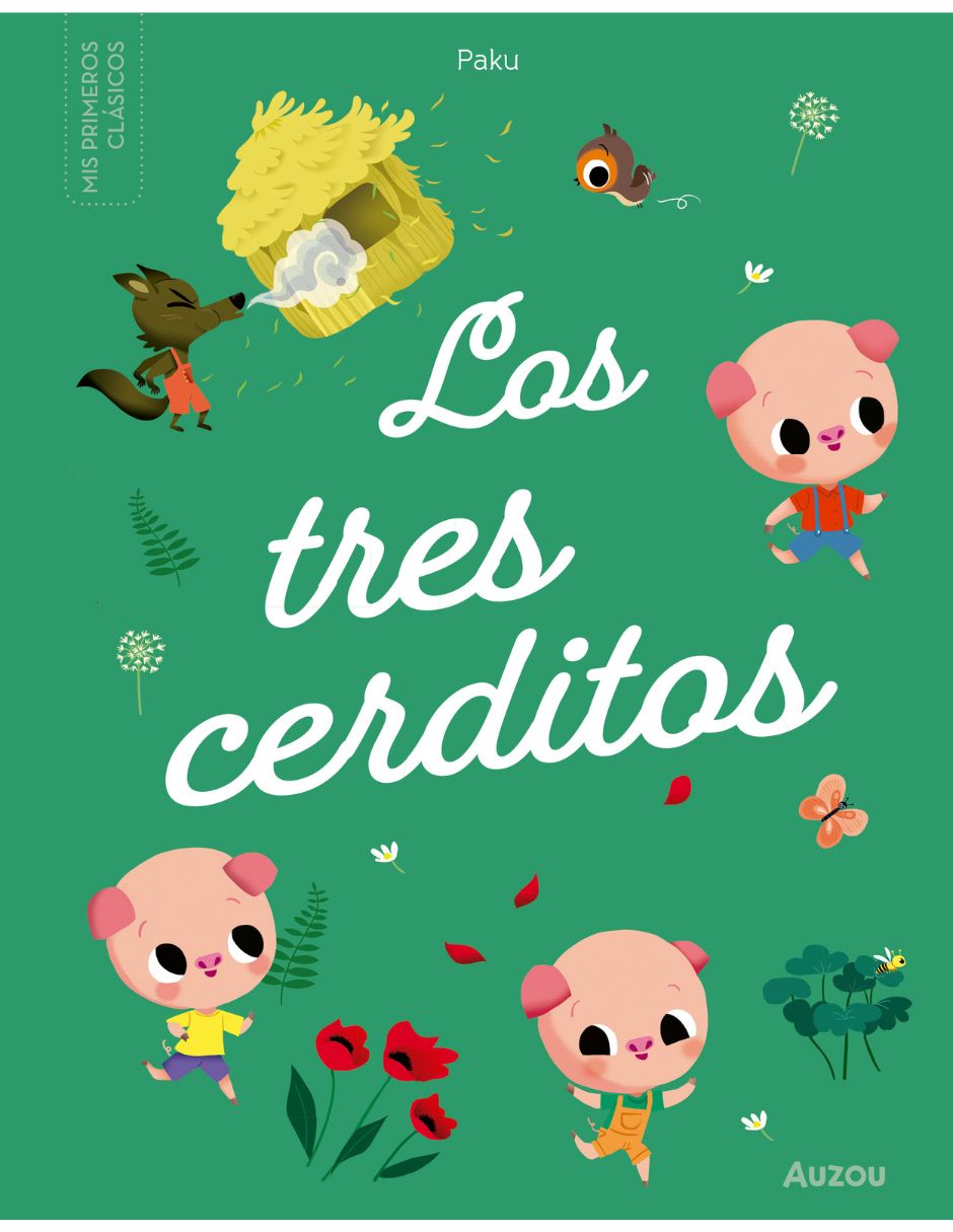 Libro Pequeños Clásicos Los Tres Cerditos de Paku