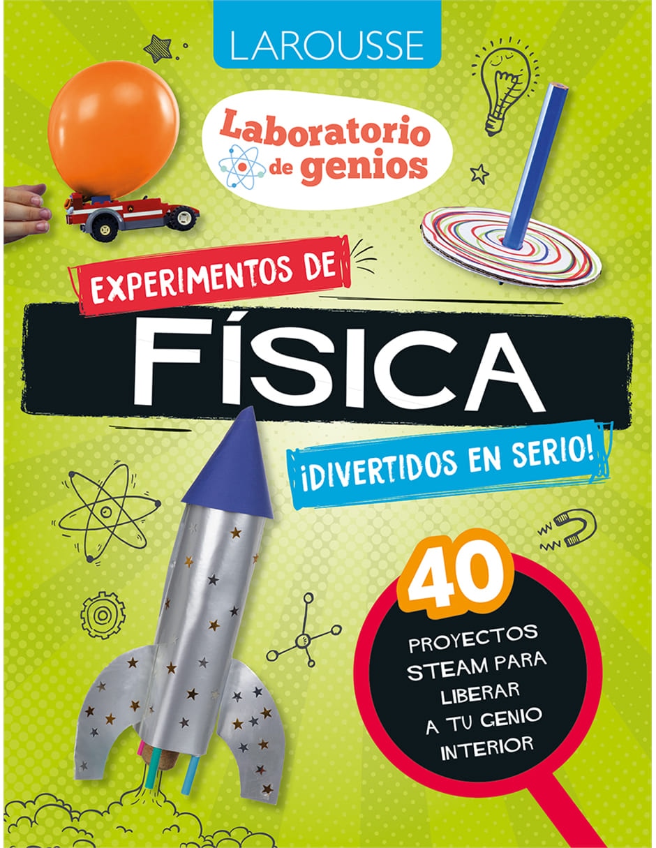 Libro Laboratorio de genios experimentos de física de Berliner, Jonny