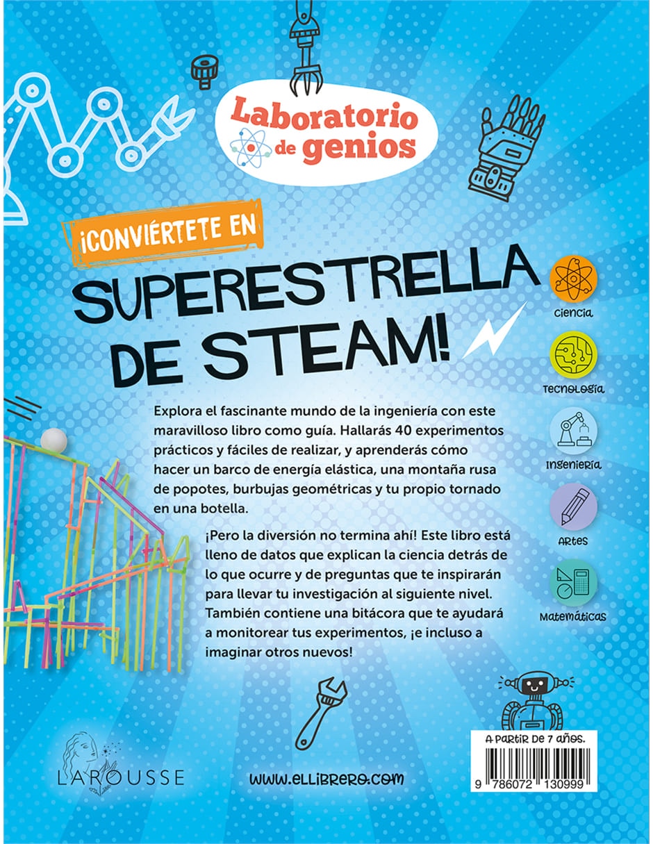 Libro Laboratorio de genios experimentos de ingeniería de Luckett, Kate 2