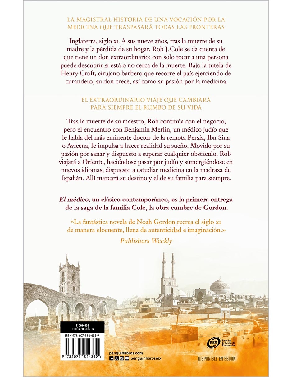 Libro El Médico de Noah Gordon 2