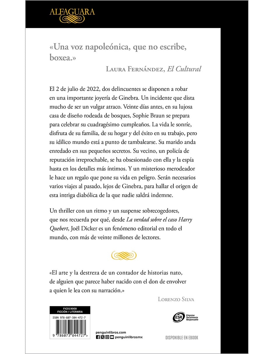 Libro Un Animal Salvaje de Joël Dicker 2