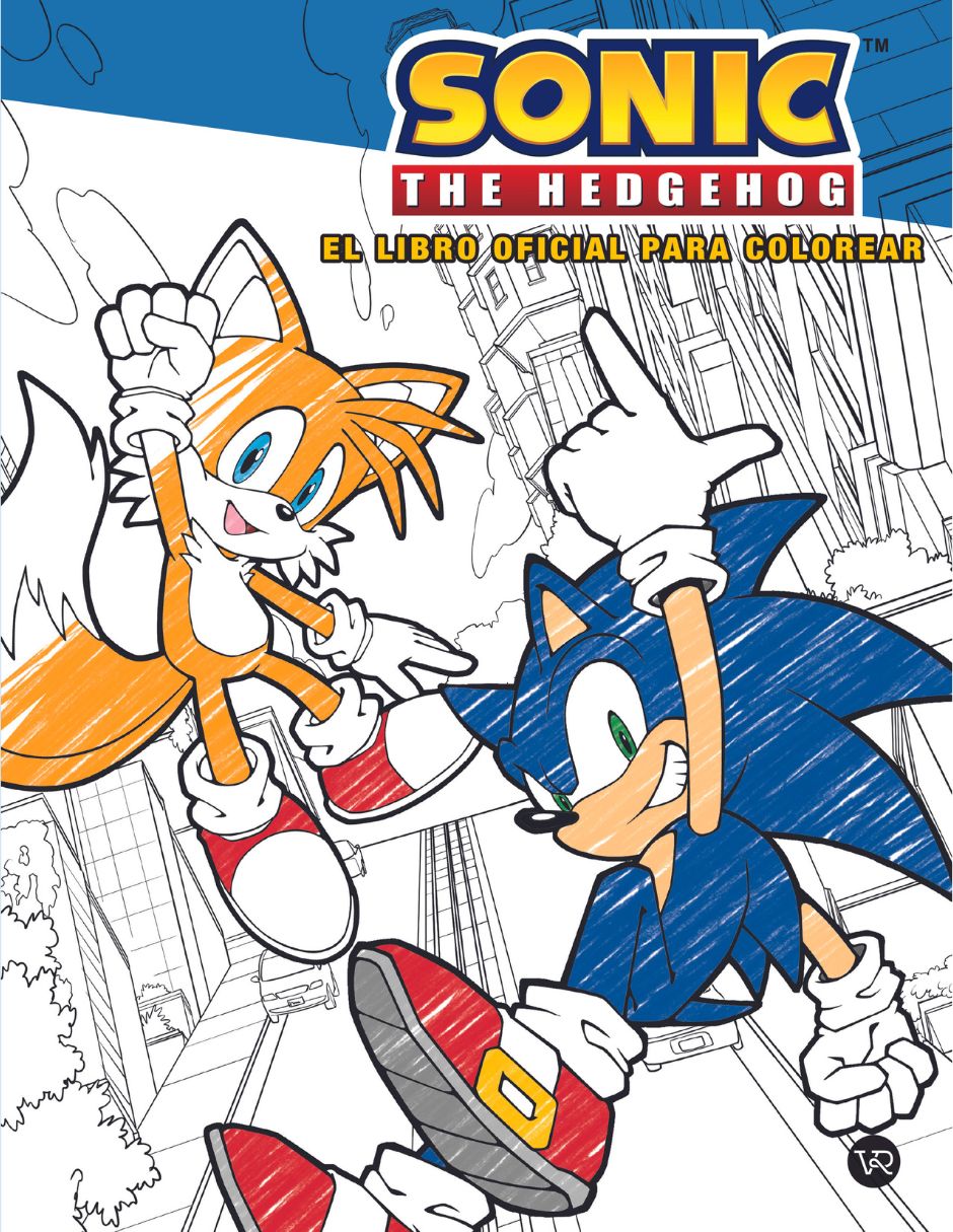 Sonic The Hedgehog El Libro Oficial para colorear de Insight Editions