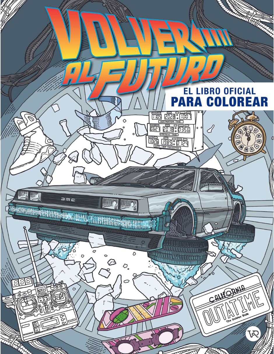 Volver al Futuro El Libro Oficial para colorear de Insight Editions
