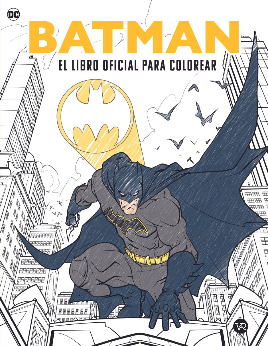 Libro Batman El Libro Oficial para colorear de Insight Editions Libro Batman El Libro Oficial para colorear de Insight Editions