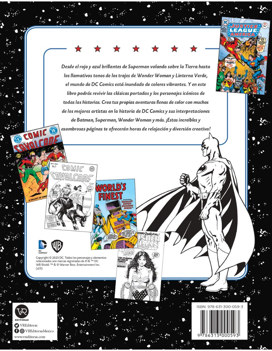 Libro DC Comics El Libro para colorear de Insight Editions 2