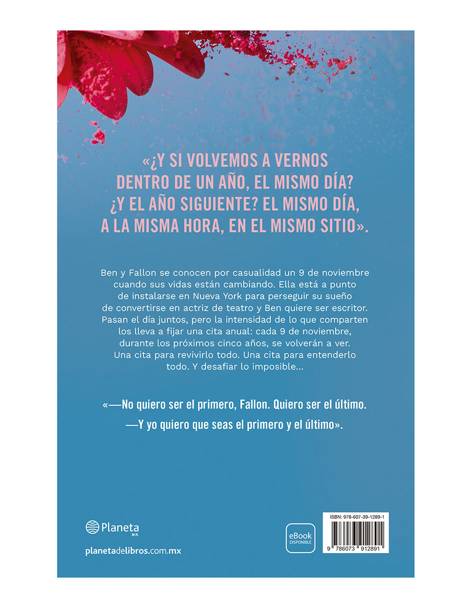 Libro 9 De Noviembre de Colleen Hoover 2