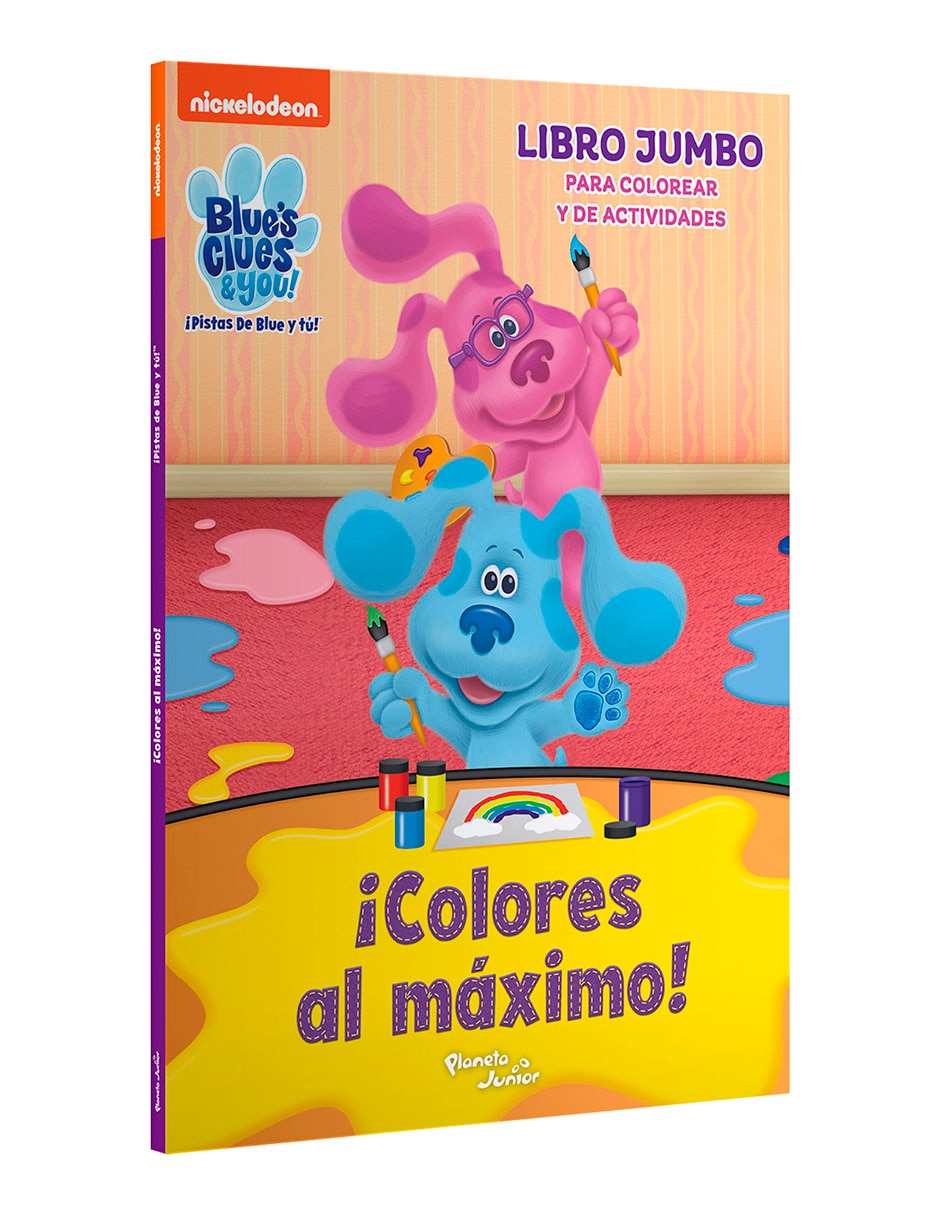 Libro Las Pistas De Blue Y Tu Colores Al Maximo de Nickelodeon 3
