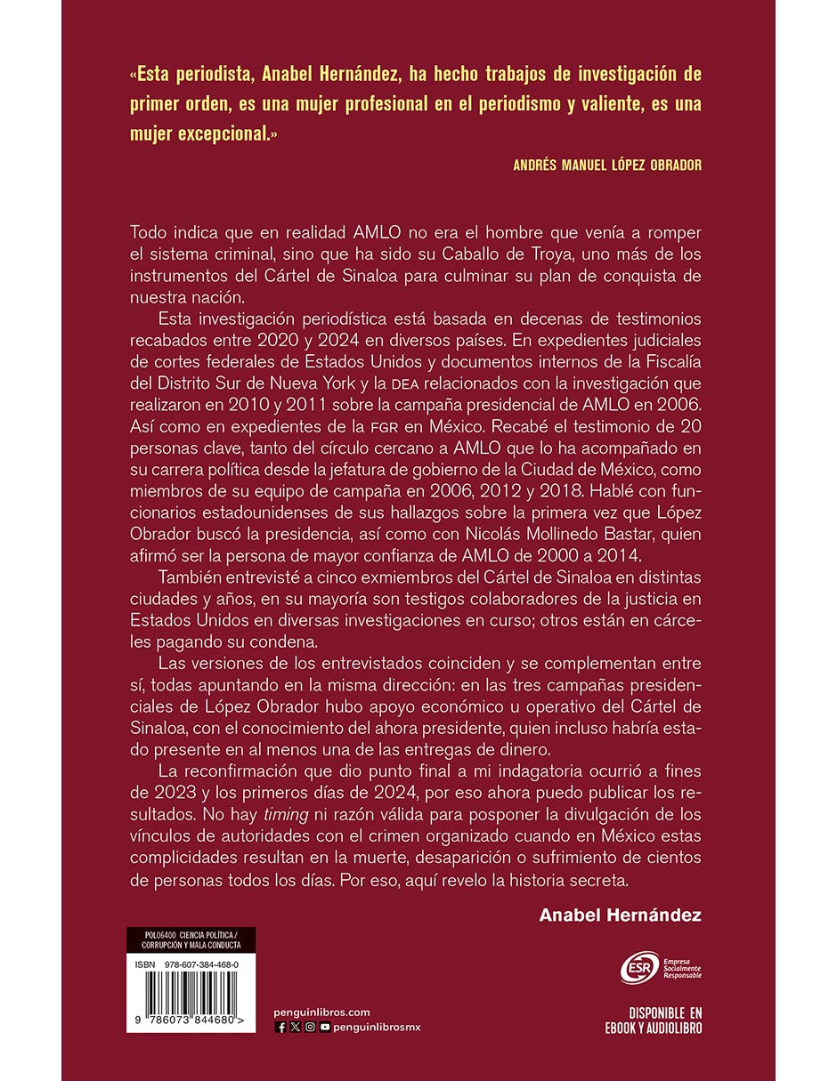 Libro La historia secreta de Anabel Hernandez 2