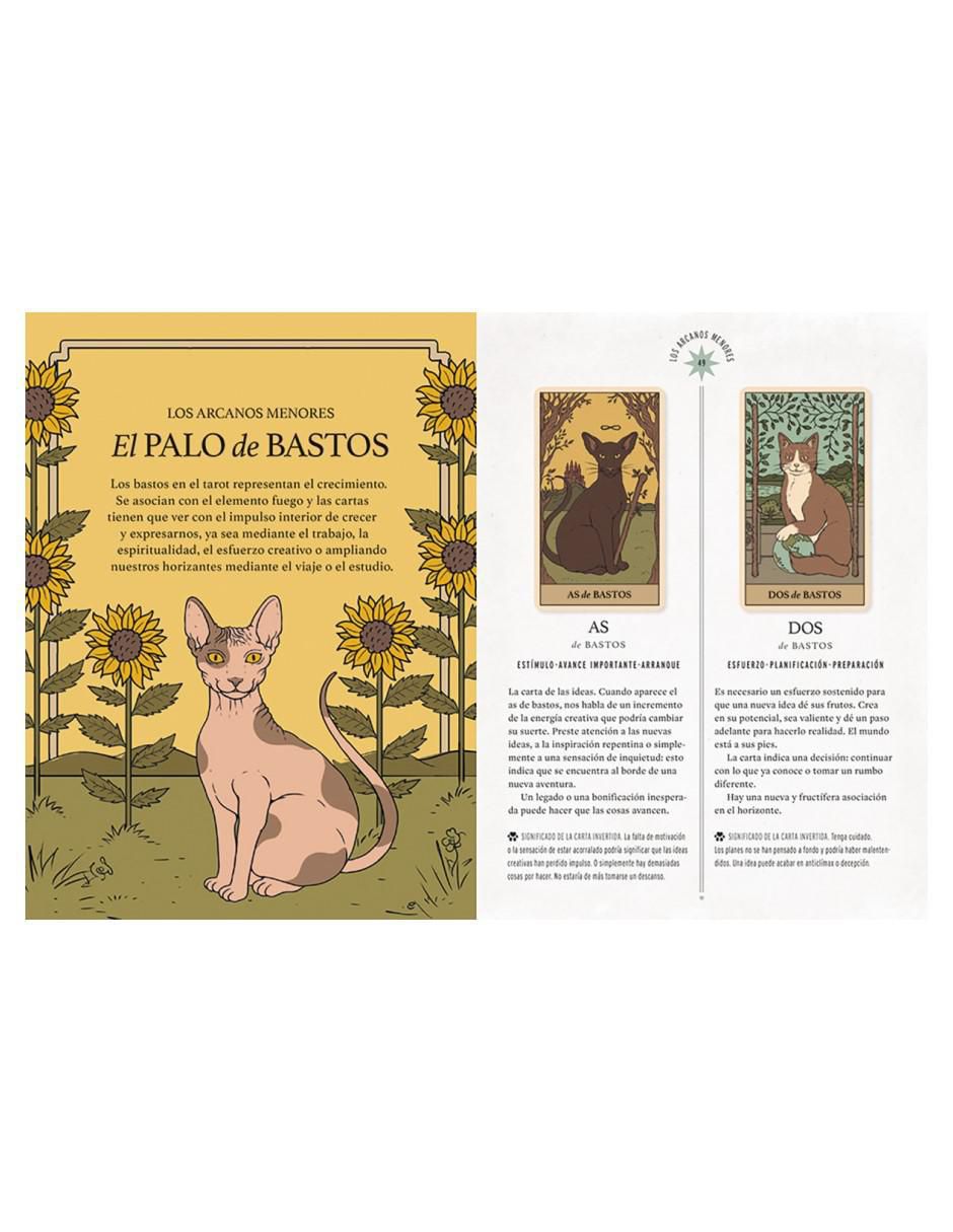 Libro El Tarot de Los Gatos: Manual y Baraja de 78 cartas de Catherine Davidson 4