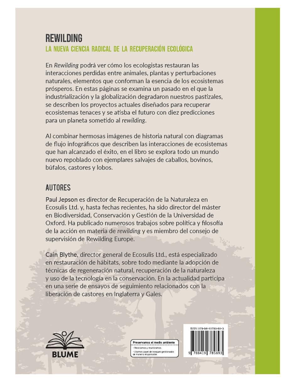 Libro Rewilding: La Nueva Ciencia Radical de la Recuperación Ecológica de Paul Jepson / Cain Blythe 4