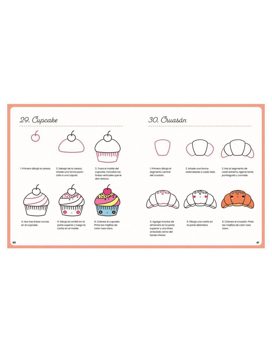 Libro 101 Dibujos Kawaii Superadorables de Lauren Bergstrom 3