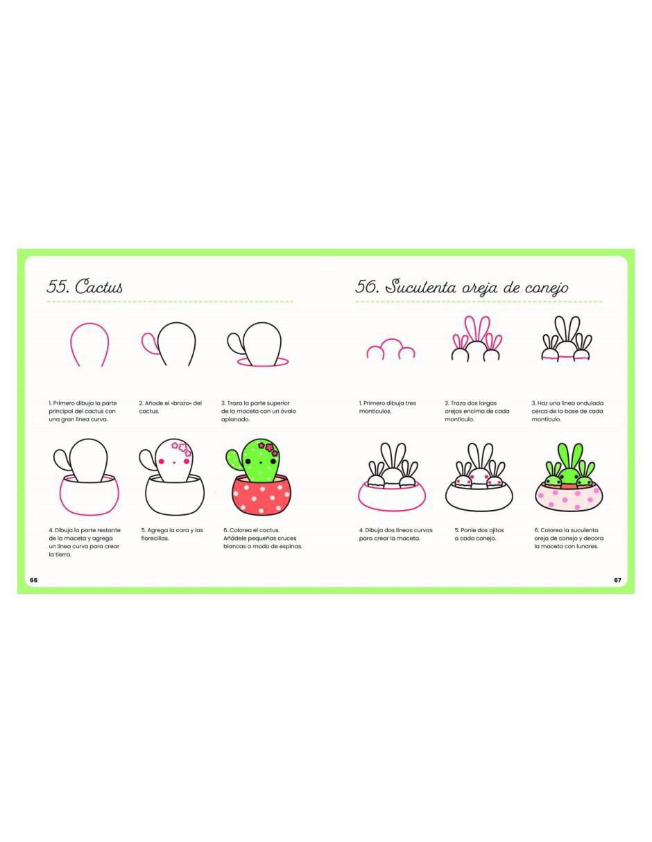 Libro 101 Dibujos Kawaii Superadorables de Lauren Bergstrom 4