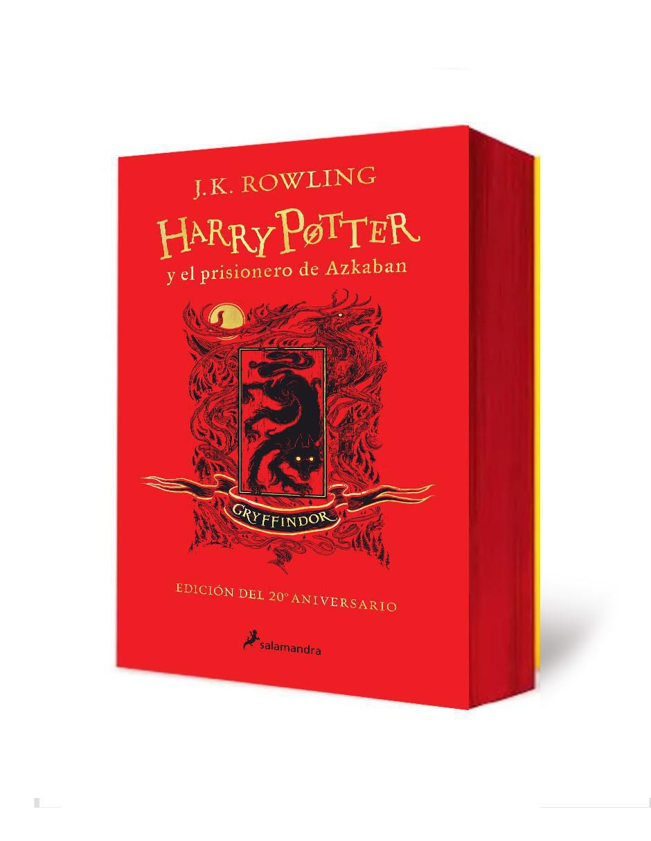 Libro Harry Potter y El Prisionero de Azkaban Edición Segunda Aniversario de J.K. Rowling 2
