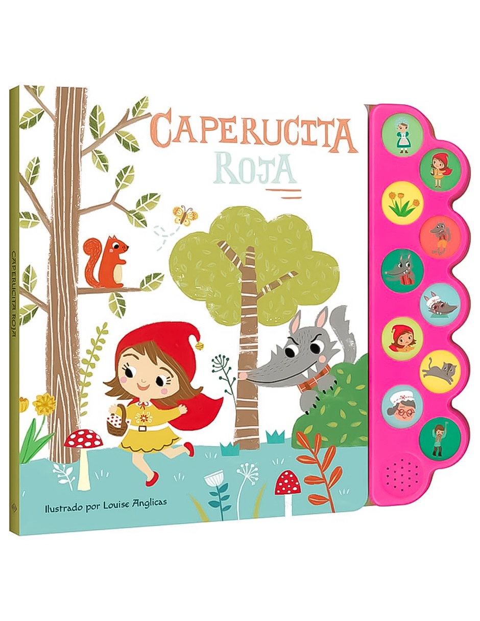 Libro Caperucita roja - 10 sonidos de Mammoth World / Louise Anglicas