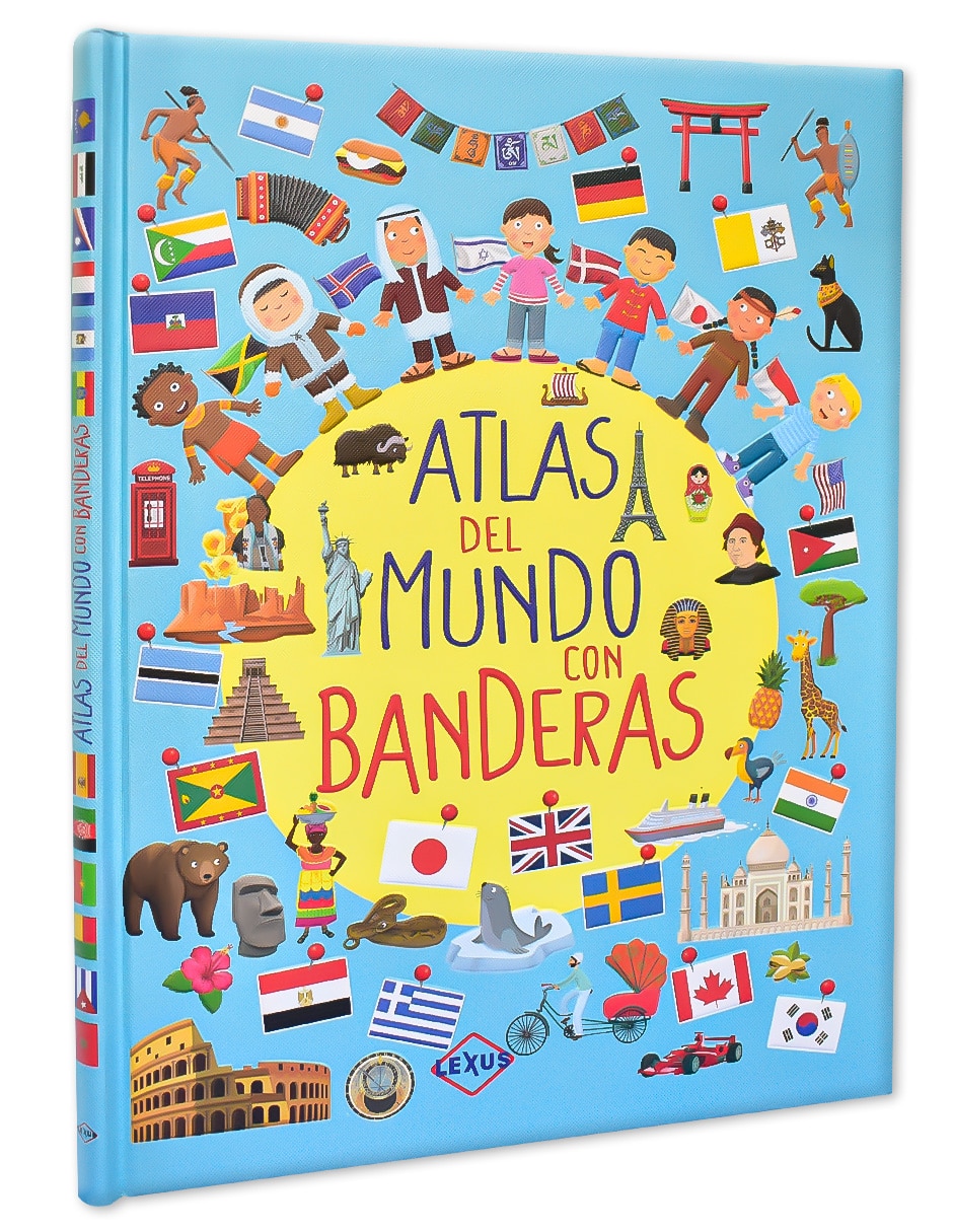 Libro Atlas del mundo con banderas de Susaeta Ediciones Libro Atlas del mundo con banderas de Susaeta Ediciones