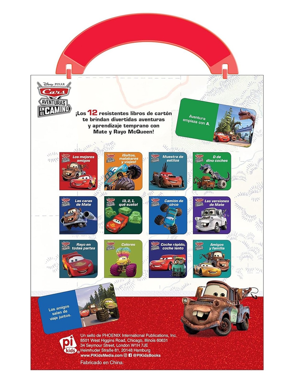 Libro Biblioteca Disney Cars Aventuras en el Camino de Varios 2