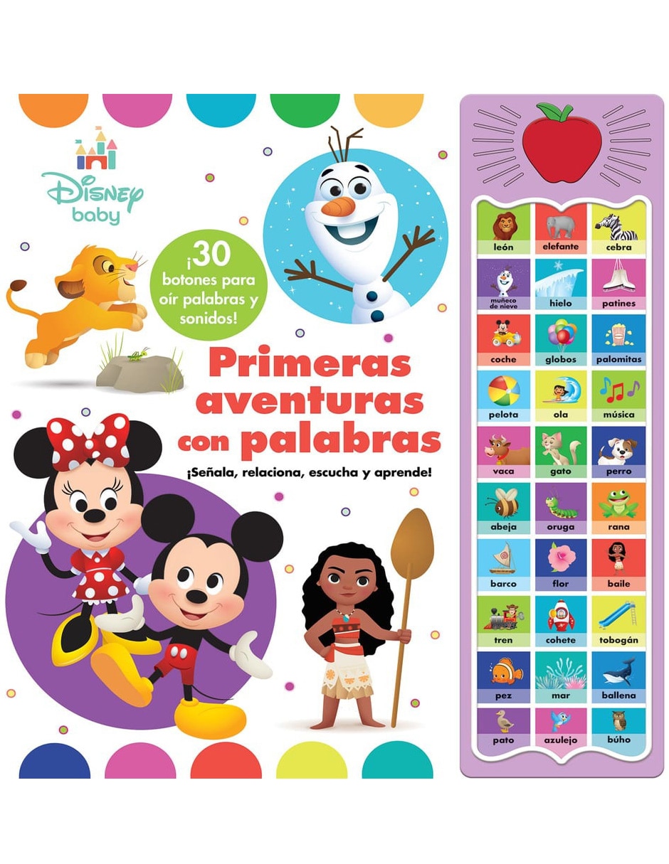 Libro Disney Baby Primeras Aventuras con Palabras de Varios