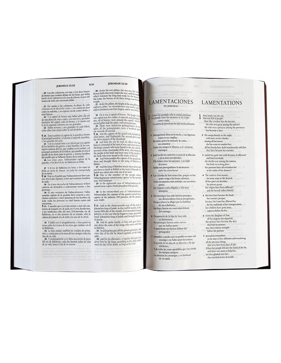 Libro Biblia Bilingüe Evangélica de Reina Valera 3