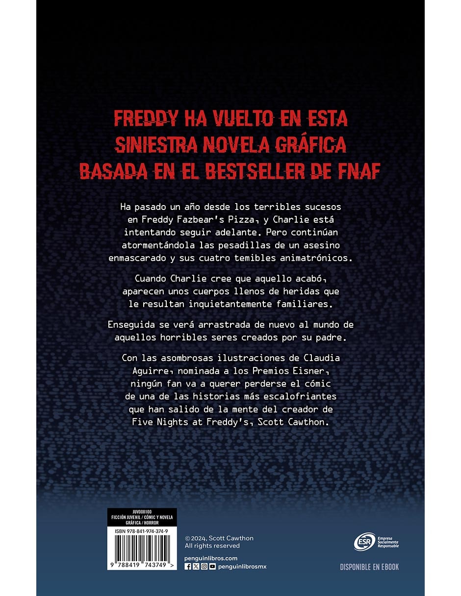Libro Five Nights At Freddy's. Los otros animatrónicos de Scott Cawthon 2