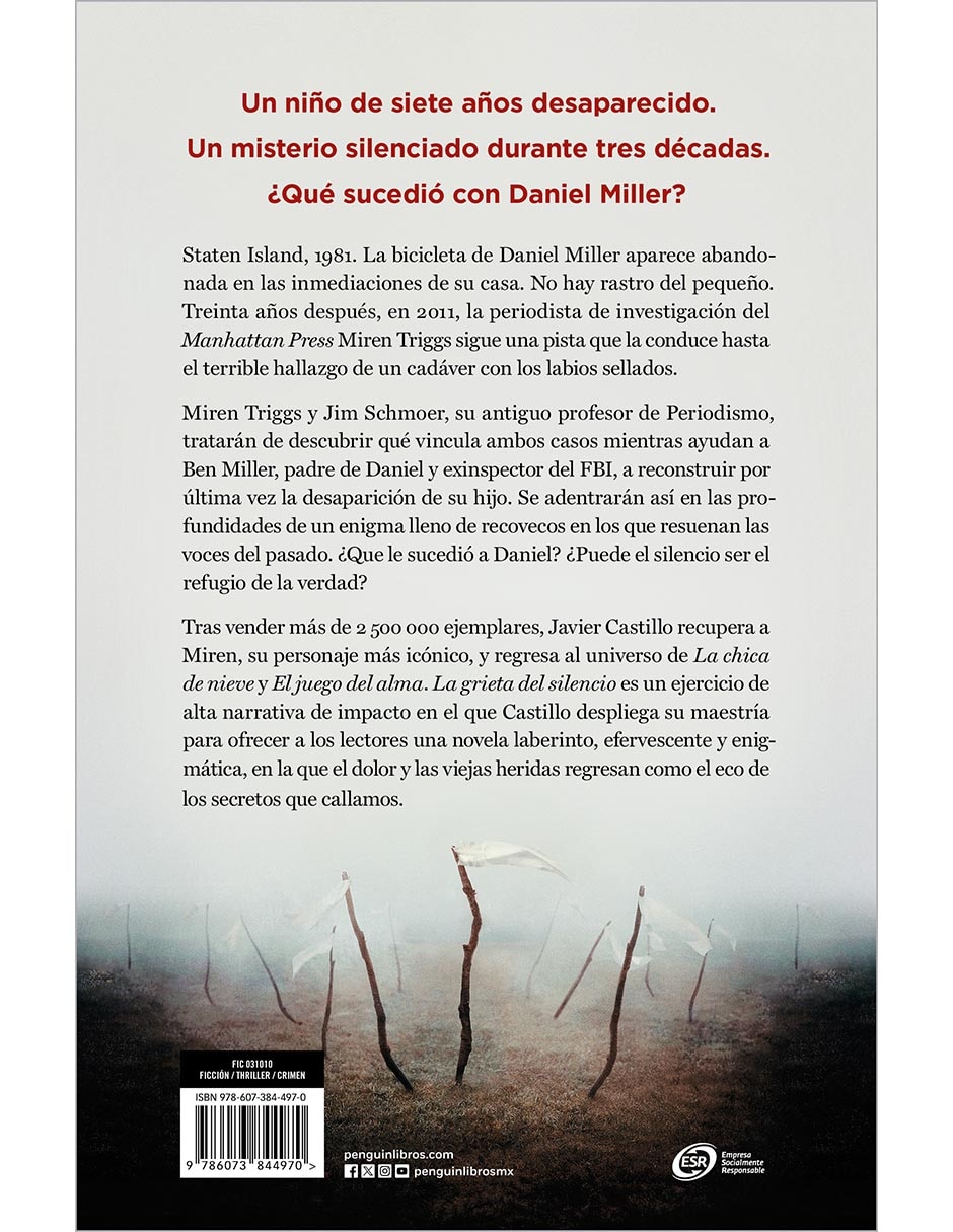 Libro La Grieta del Silencio de Javier Castillo 2