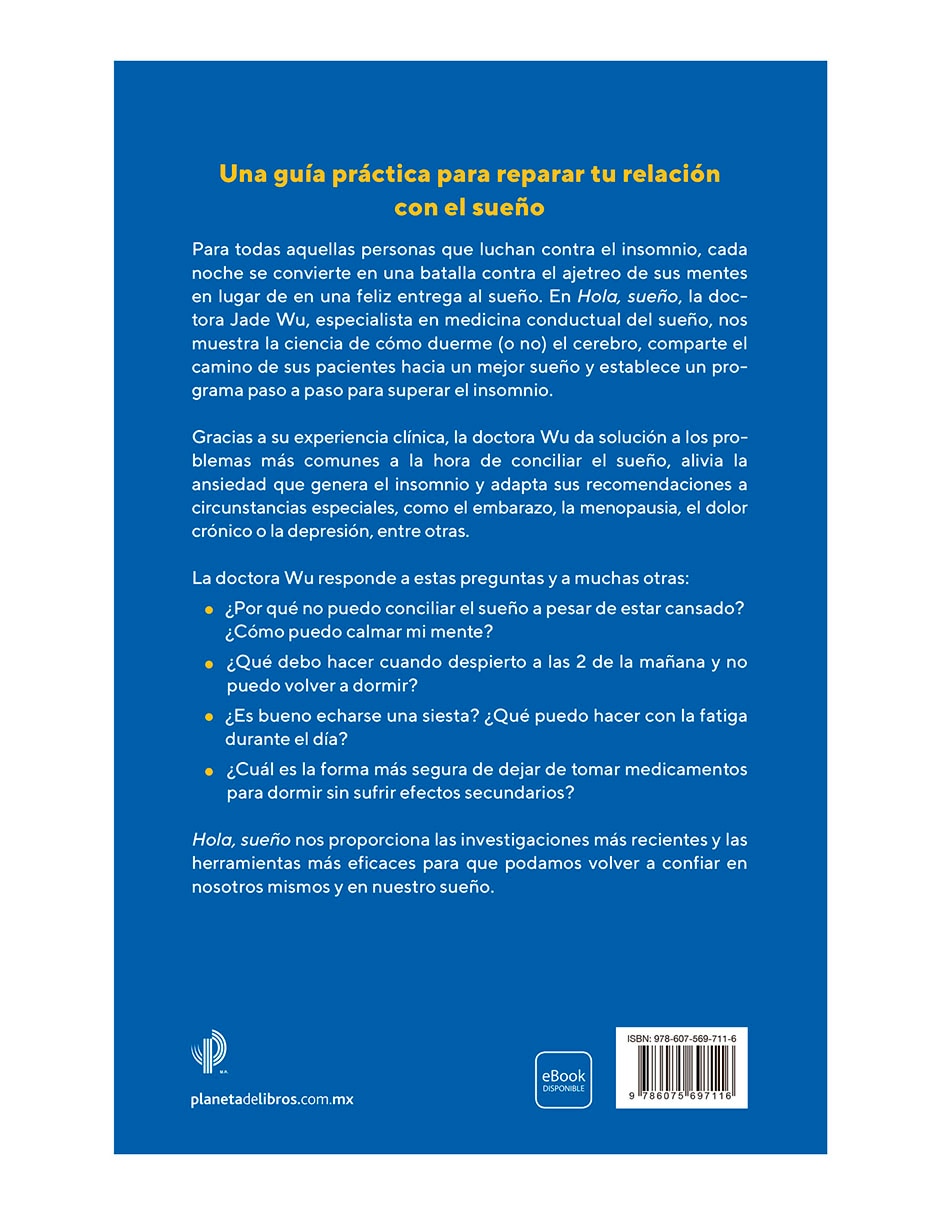 Libro Hola, Sueño de Dra. Jade Wu 2