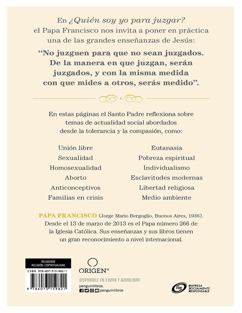 Libro ¿Quién Soy Yo para Juzgar? de Papa Francisco I (Jorge Mario Bergoglio) 2