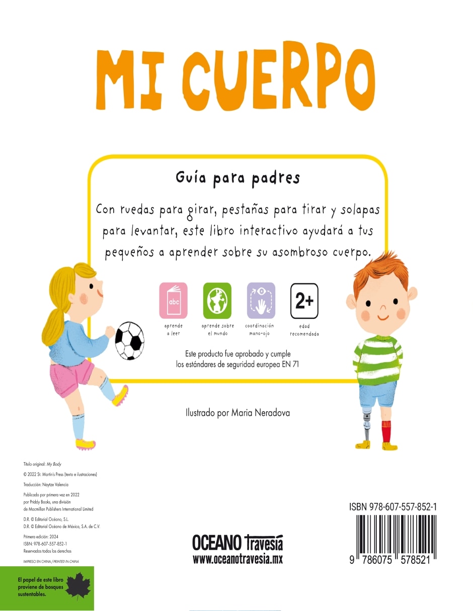Libro Mi Pequeño Mundo: Mi Cuerpo de Priddy Books 2