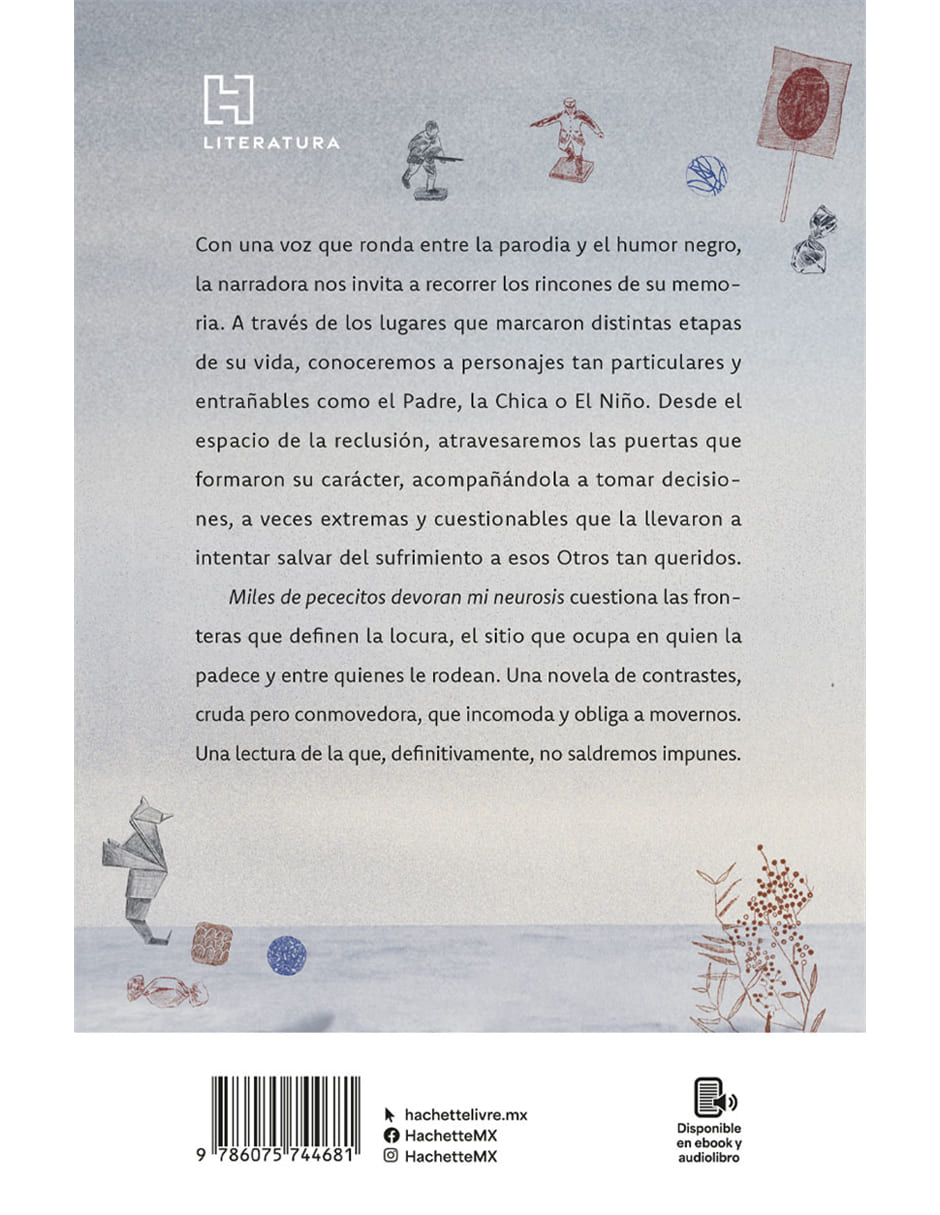 Libro Miles de Pececitos Devoran Mi Neurosis de María Elena López Lacroix 2