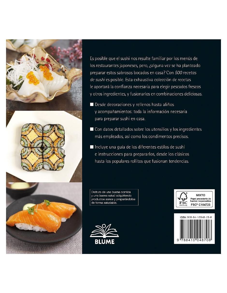 Libro 500 recetas de sushi de Caroline Bennett 2