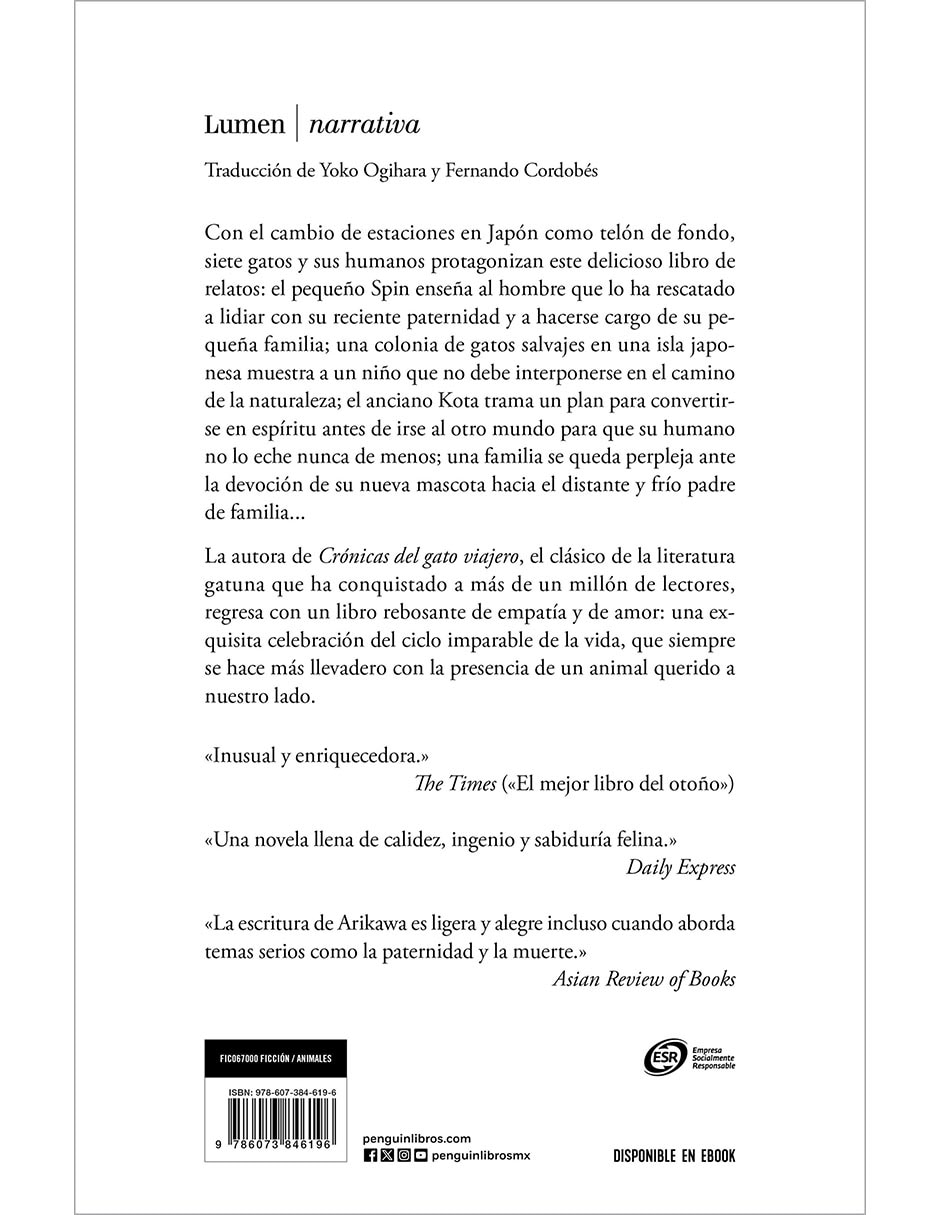 Libro El gato que decía adiós de Hiro Arikawa 2