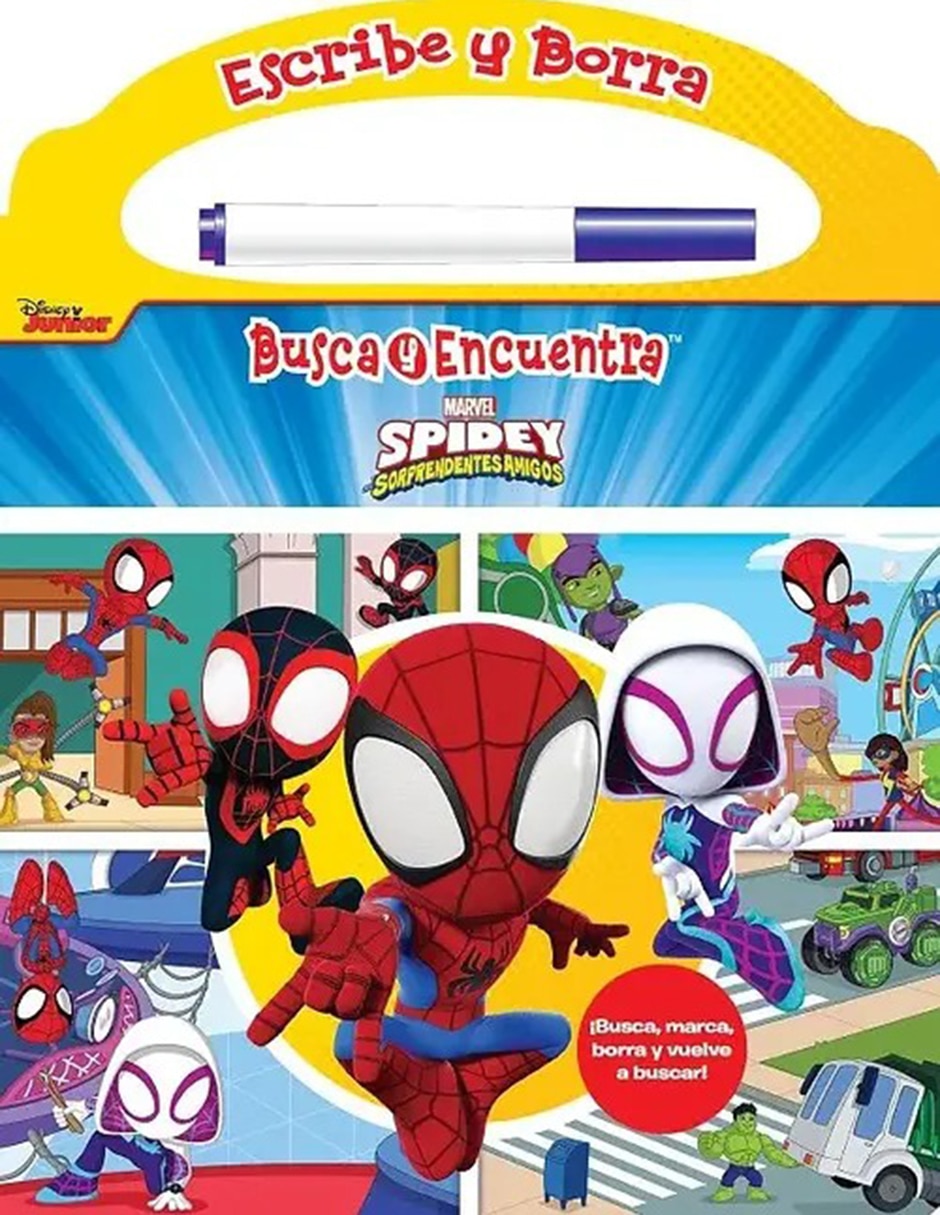 Libro Busca y Encuentra Marvel Spidye y sus increíbles amigos de