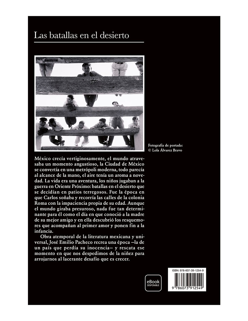 Libro Las batallas en el desierto de José Emilio Pacheco 2