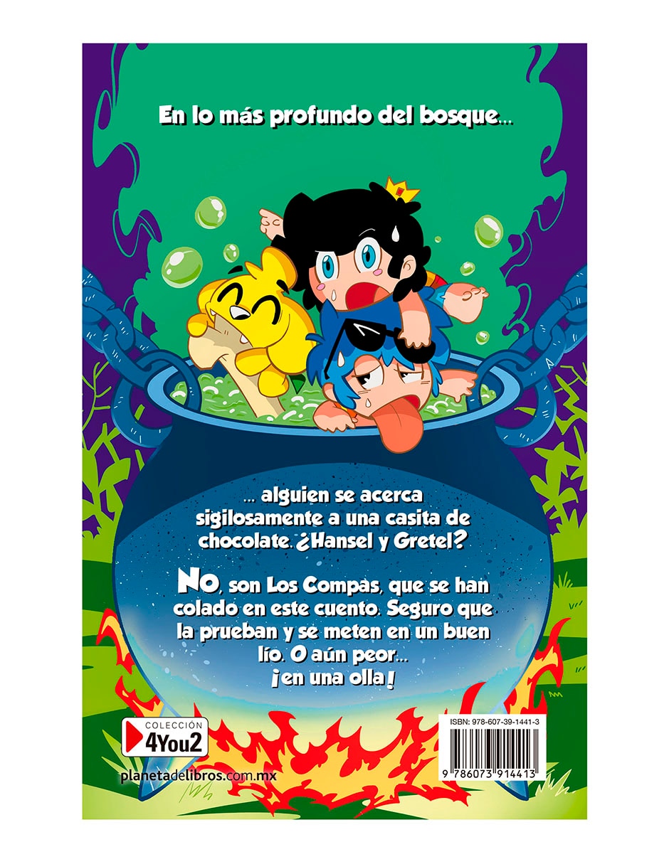 Libro Los Compas y la Mansión de Chocolate de Mikecrack, el Trollino y Timba VK 2