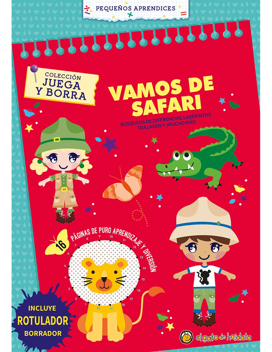Libro Vamos de Safari (Juega y Borra) de Editorial Guadal