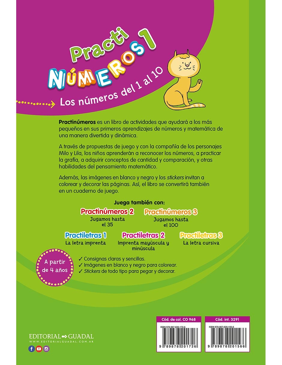 Libro Practi Números 1: Los Números de 1 al 10 de Varios autores 2