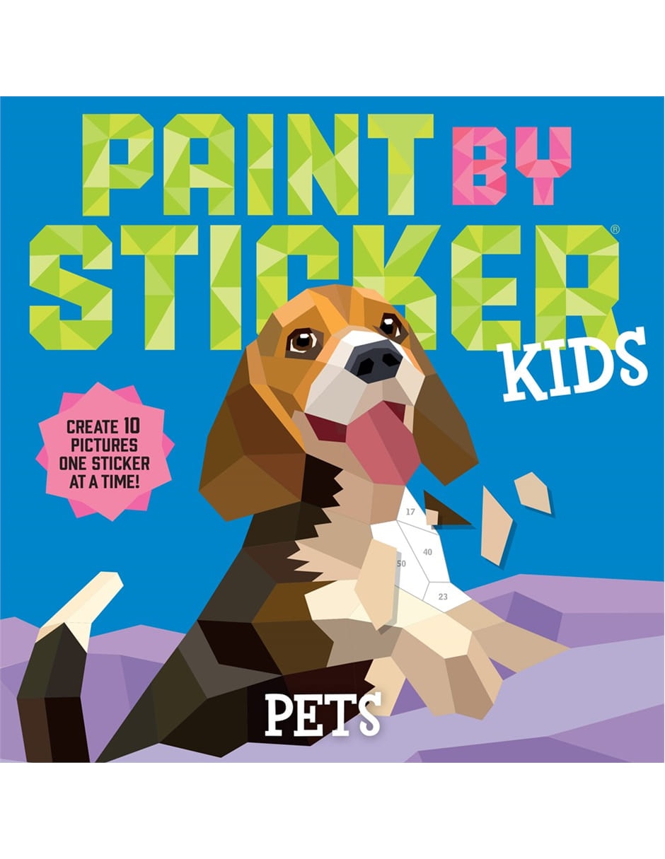 Libro Paint by Sticker Kids Pet de Workman Publishing