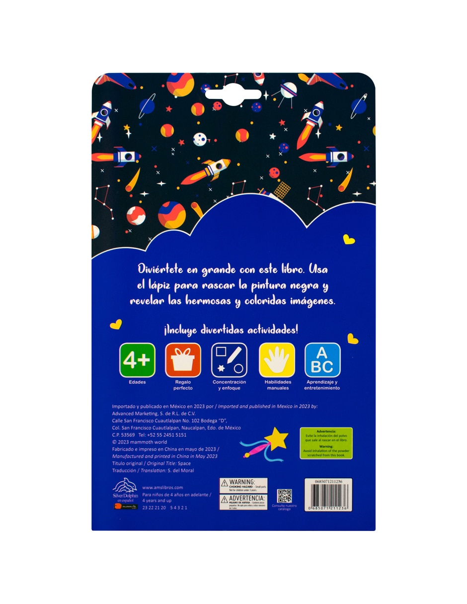 Libro Rasca y Descubre: Espacio de Advanced 2