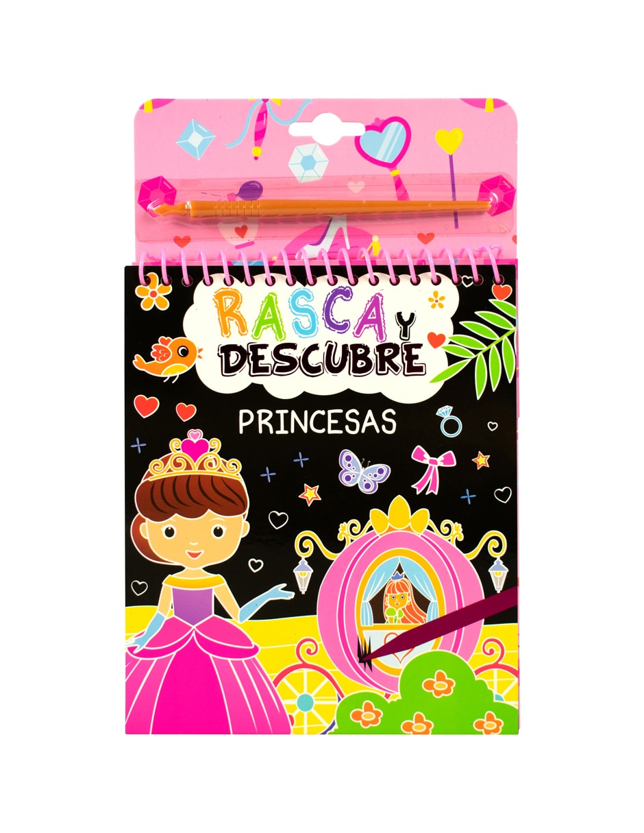 Libro Infantil Rasca y Descubre: Princesas de Silver Dolphin