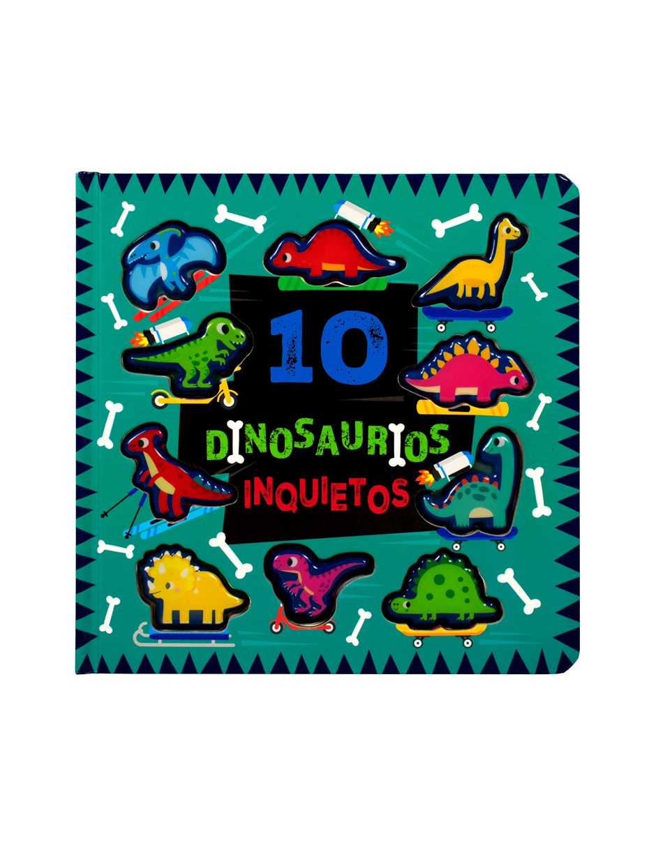 Libro 10 Dinosaurios Inquietos de Silver Dolphin