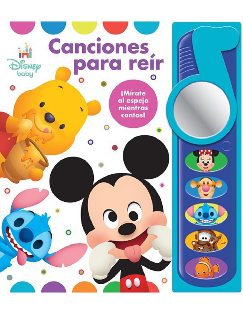 Libro con Espejo Disney Canciones para sonreir de
