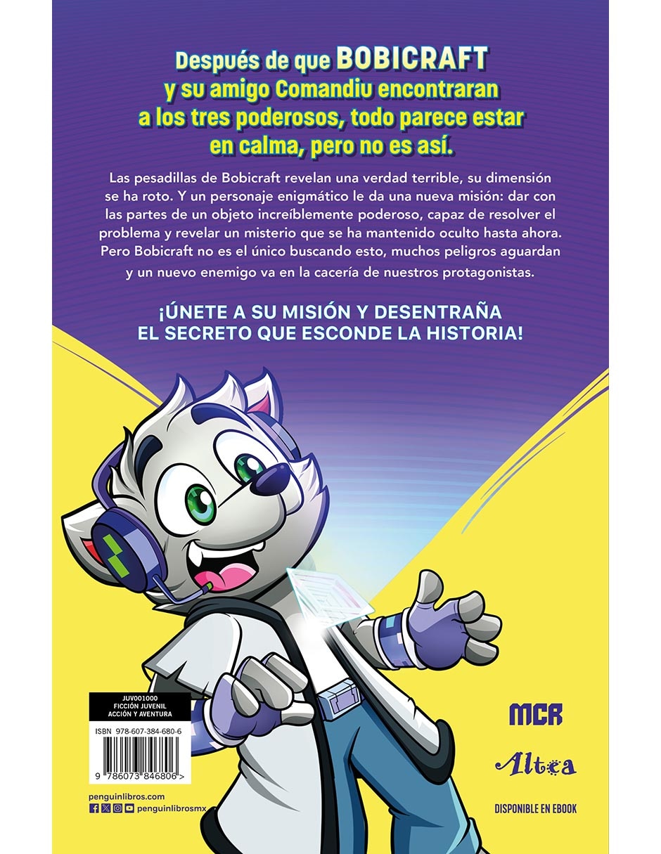 Libro Bobicraft y La Armadura de Otro Mundo de Bobicraft 2