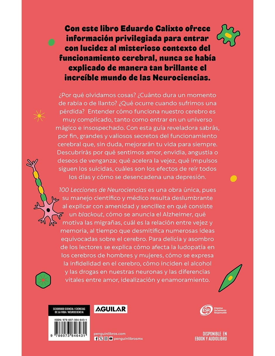 Libro 100 Lecciones de Neurociencia de Eduardo Calixto 2