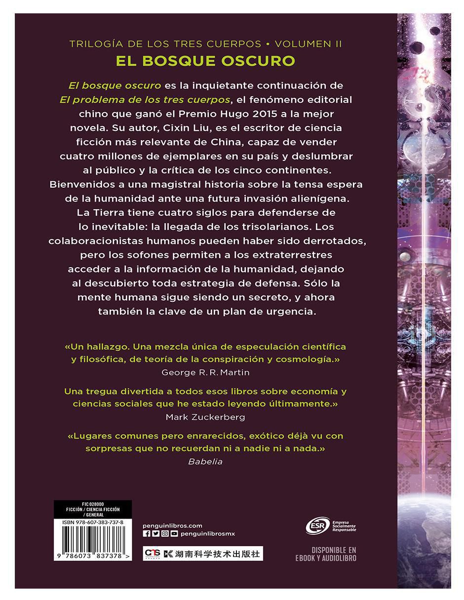Libro El bosque oscuro de Cixin Liu 3
