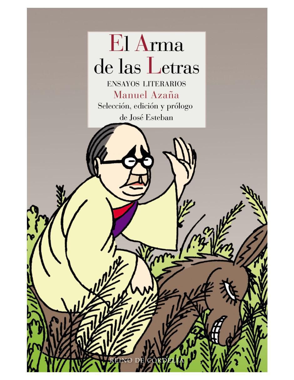 Libro El Arma De Las Letras de Manuel Azaña Libro El Arma De Las Letras de Manuel Azaña