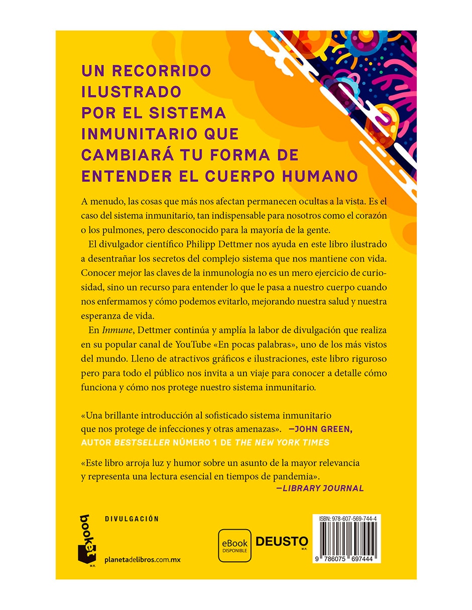 Libro Inmune: un viaje al misterioso sistema de Philipp Dettmer 2