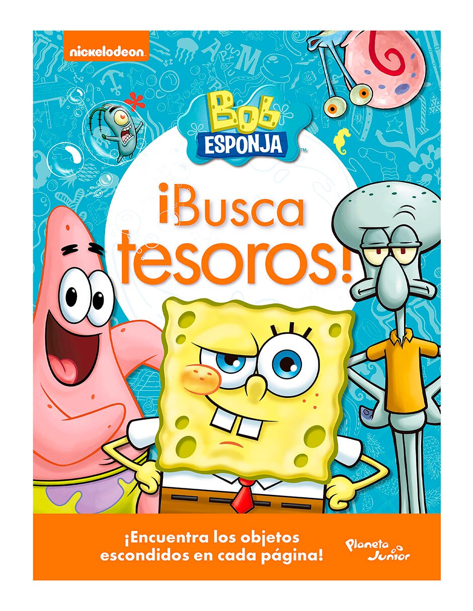 Libro Bob Esponja busca tesoros de Nickelodeon | Gran Barata