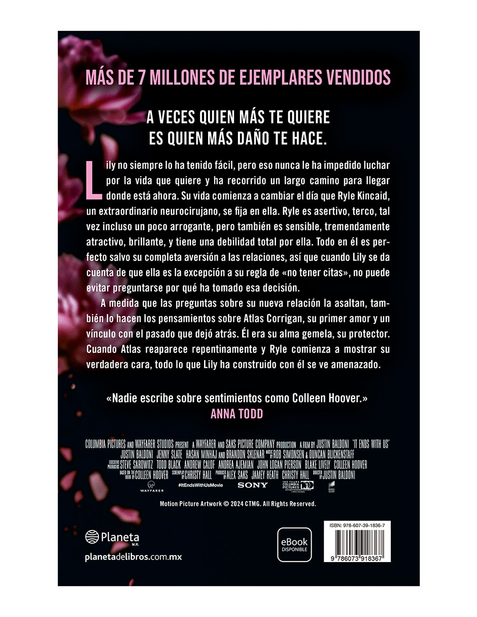 Libro Romper el circulo de Colleen Hoover 2
