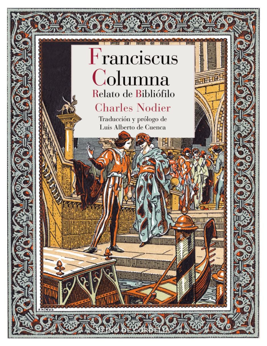 Libro Franciscus Columna: Relato del bibliófilo de Charles Nodier 2